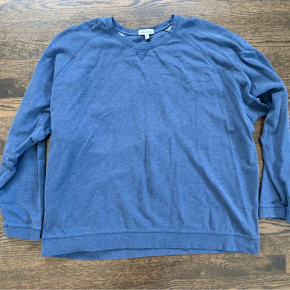 Peter Millar Men's Crewneck Sweater in Blue